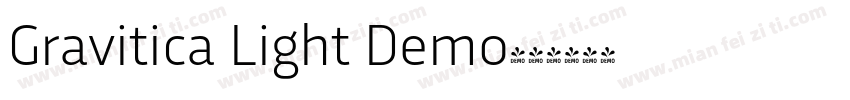 Gravitica Light Demo字体转换